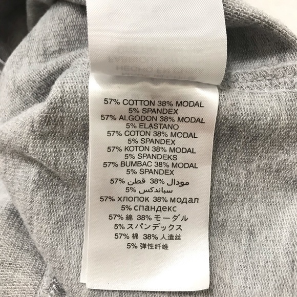 Bebe Sport Heather Gray Outer Wear Sleeveless Front Zipper Vest Sz L - Picture 10 of 14